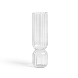 Open image in slideshow, Tanjí Ribbed Glass Bud Vase
